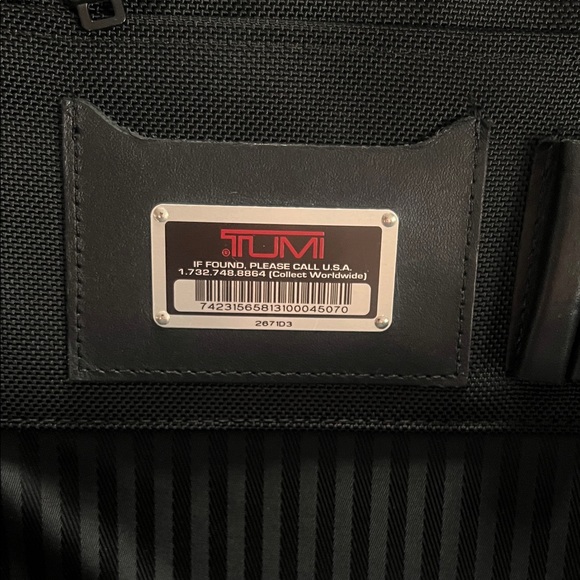 TUMI Expandable Organizer Briefcase Laptop Bag - Picture 4 of 7